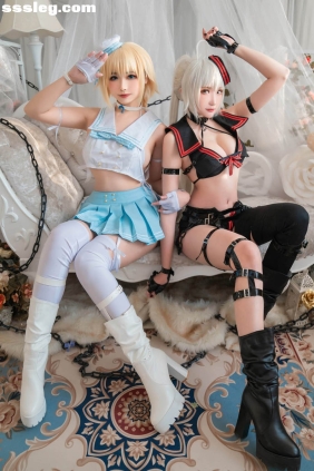 Momoko葵葵&瓜希酱 FATE 黑白贞德[60P817M]