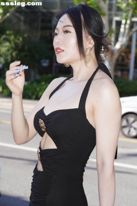 街拍作品 魅惑黑色裙装[75P2.31G]