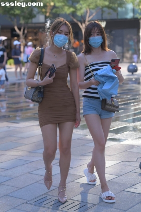 街拍作品 清新美丽褶皱裙[85P1.99G]