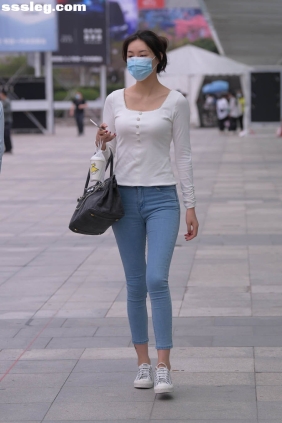 街拍作品 牛仔裤简单百搭[36P771M]