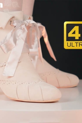 芝士好椰 复古中跟 cla系优雅短靴[2V577M]