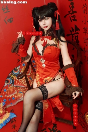 亚马逊鲶鱼 时崎狂三 旗袍[25P+1V546M]