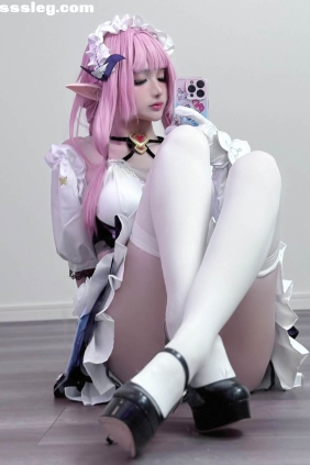 幼愛youmeko 崩坏3 爱莉希雅女仆装[20P68M]