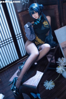 Seya狮砸 蔚蓝档案 妃咲 旗袍[12P138M]