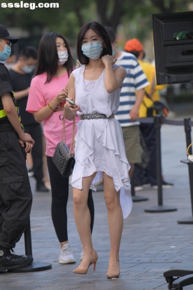 街拍作品 温婉气质白裙[91P2.05G]