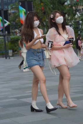 街拍作品 牛仔裙简单好看[232P2.61G]