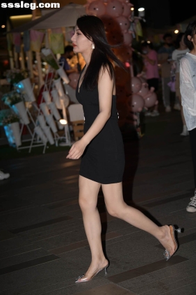 街拍作品 气质黑色包臀裙[124P2.33G]