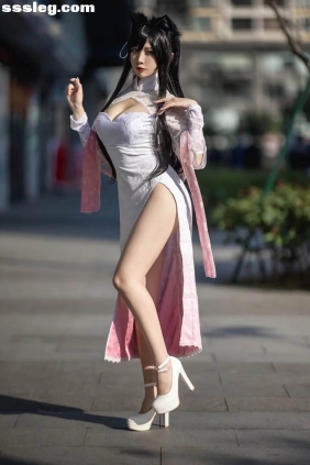 二佐Nisa 碧蓝航线 爱宕旗袍[18P196M]