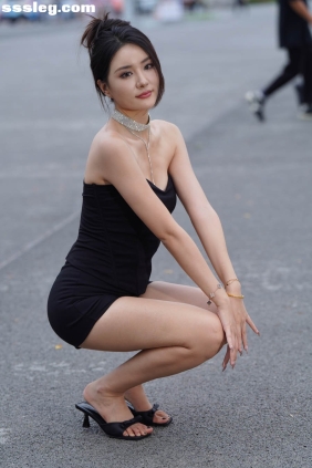 街拍作品 黑色裙装女神[118P1.67G]