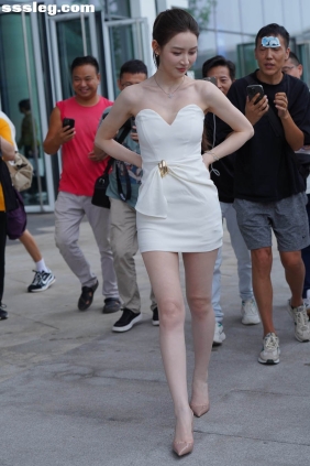 街拍作品 一袭白裙优雅气质[148P2.34G]