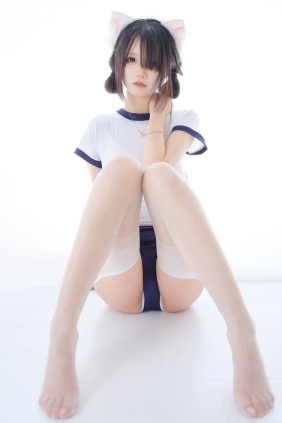 五更百鬼 舰长 体操服 猫耳[25P152M]