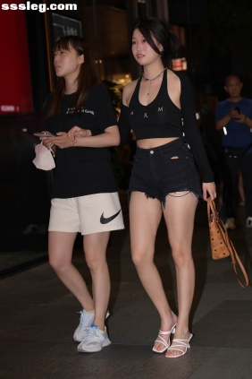 街拍作品 甜美清新黑色系[160P3.45G]