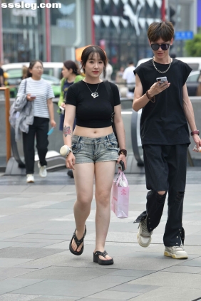 街拍作品 青春甜美牛仔短裤[61P1.35G]