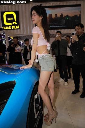 街拍作品 甜美牛仔短裤[154P1.62G]