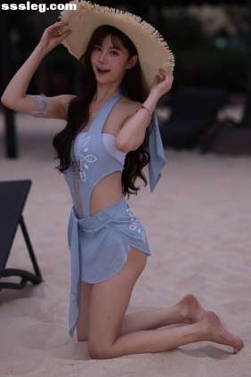 街拍作品 蓝色甜美少女[176P1.72G]