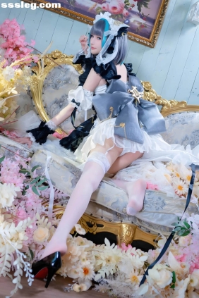 花兮_honoka 碧蓝航线 柴郡 原皮[10P62M]