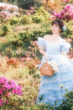 [YITUYU艺图语]2025.08.24 法式人像杜鹃花写真 桂花鸭[21P179M]