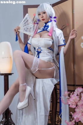 西园寺南歌 碧蓝航线 光辉旗袍[24P138M]