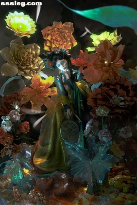 [YITUYU艺图语]2025.11.07 腐烂的牡丹花 蓝曦[9P369M]