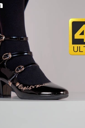 芝士好椰 优雅高跟奇迹岛猫眼宝石黑[1V297M]