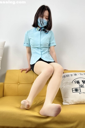 三禾摄影 No.076 空姐制服 肉丝高跟[296P+1V1.65G]
