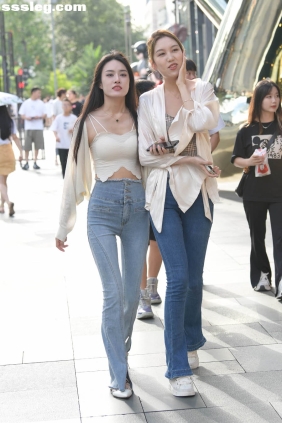 街拍作品 骨感青春牛仔裤[65P1.41G]