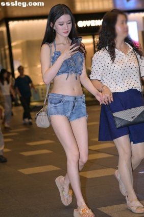 街拍作品 活力甜美牛仔装[145P3.87G]