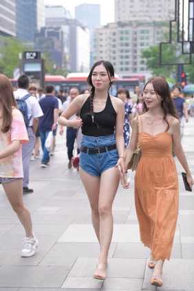 街拍作品 迷人高腰牛仔[50P664M]